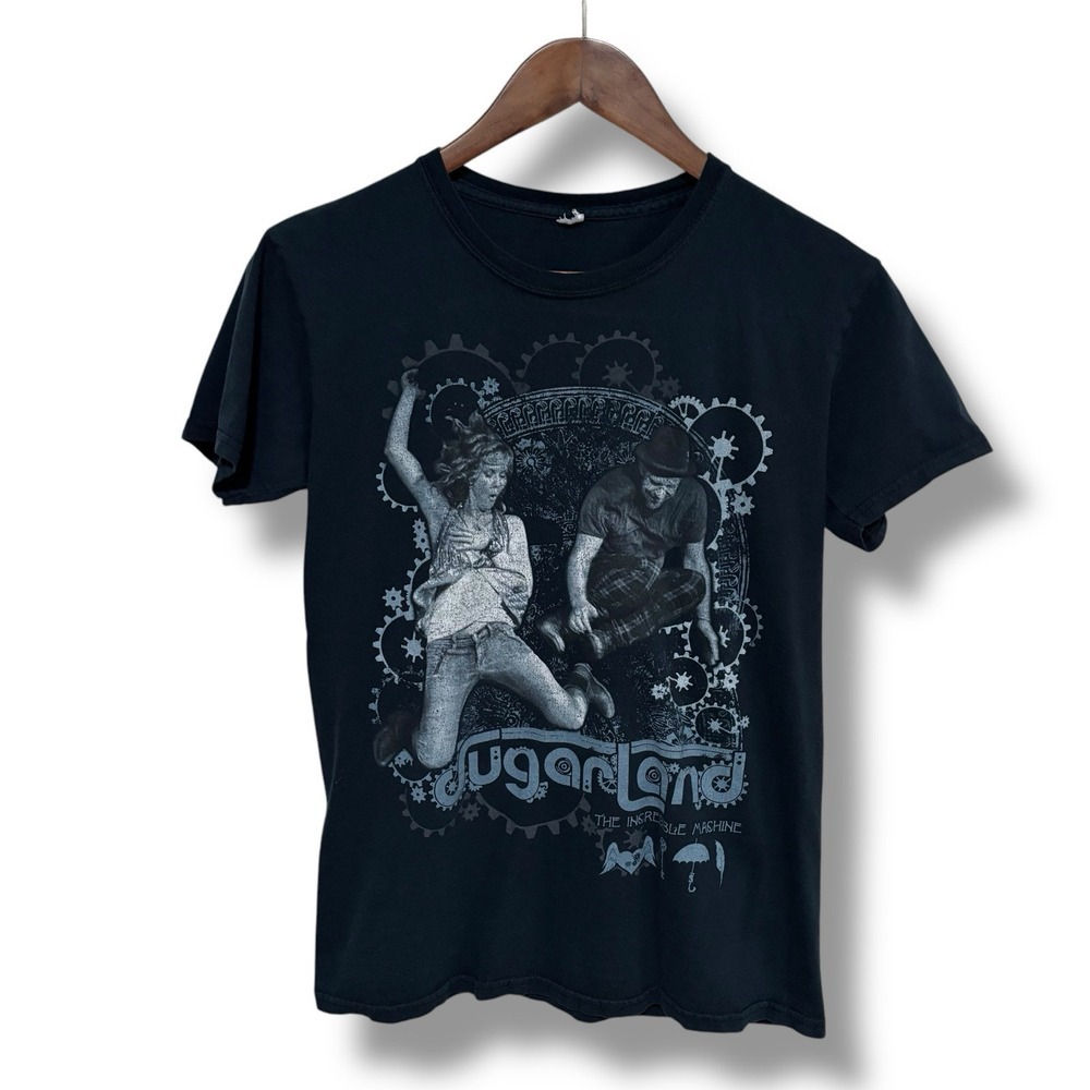 Sugarland Concert Band T-Shirt "The Incredible Machine" Tour Unisex Size Small